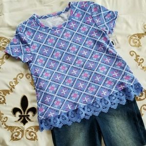 🎉HP🎉 French Terry Tunic with Jeggings, Size 3T